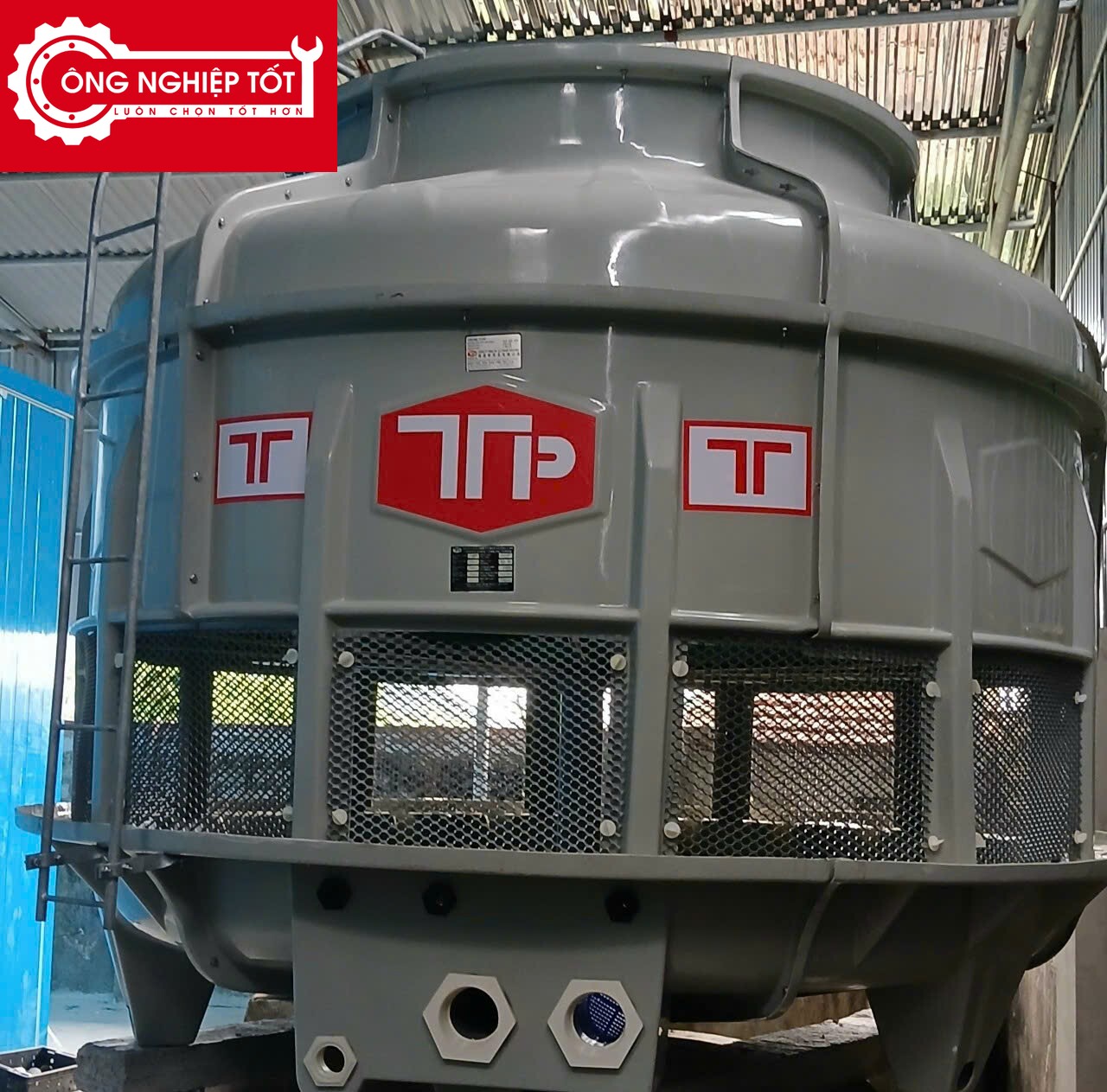 Hình ảnh thực tế tháp giải nhiệt Thuận Tiến Phát 200RT